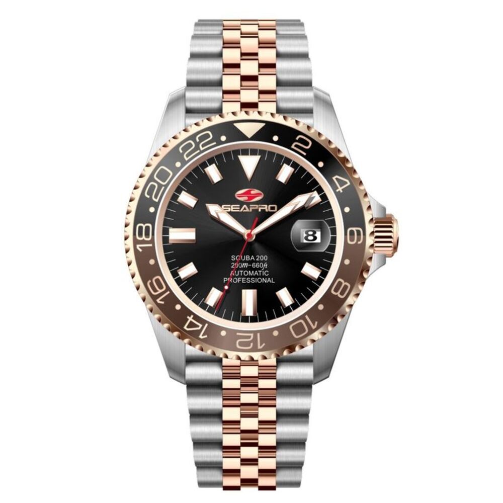 Seapro Men's Grand Meridian Black Dial Watch - SP4337